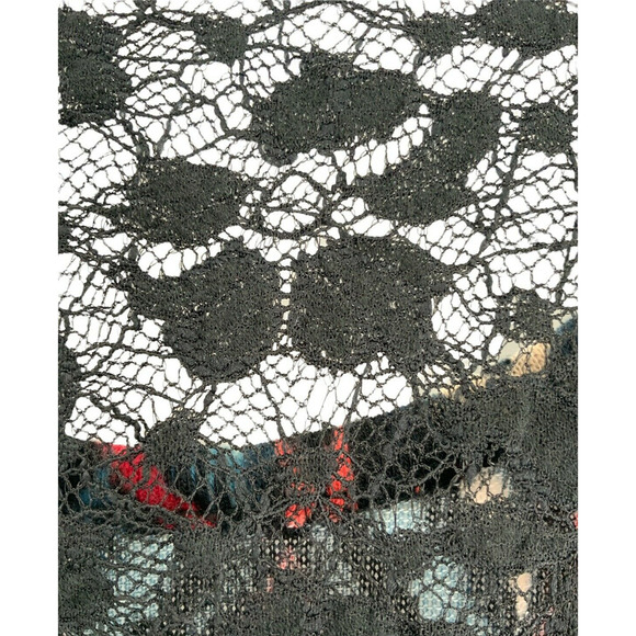 Maurices Top Womens Large Multicolor Aztec Print Floral Lace Long Sleeves Casual - Picture 8 of 10